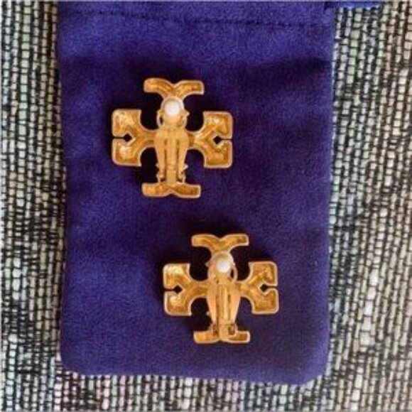 NWOT Tory Burch Roxanne Clip-On Earring - Picture 5 of 5